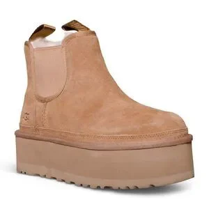 UGG | Shoes | Ugg Neumel Platform Chelsea Chestnut Boots Womens